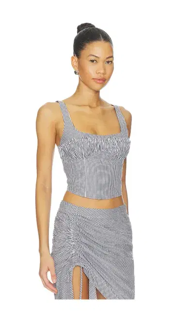 Fleur du Mal Poplin Bustier Top | Thumbnail 2 Fleur du Mal Poplin Bustier Top | Thumbnail 2