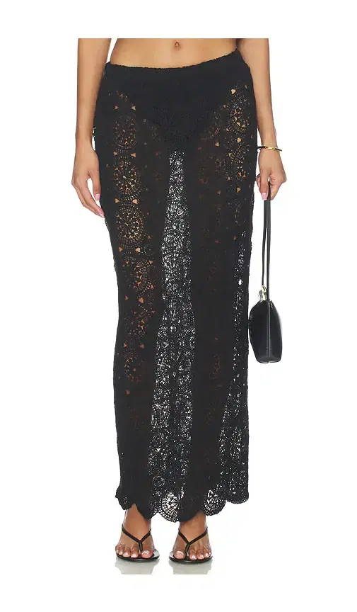 Laurenne Crochet Midaxi Skirt