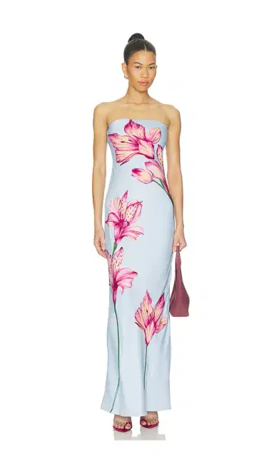 ROCOCO SAND Strapless Maxi Dress | Thumbnail 1 ROCOCO SAND Strapless Maxi Dress | Thumbnail 1