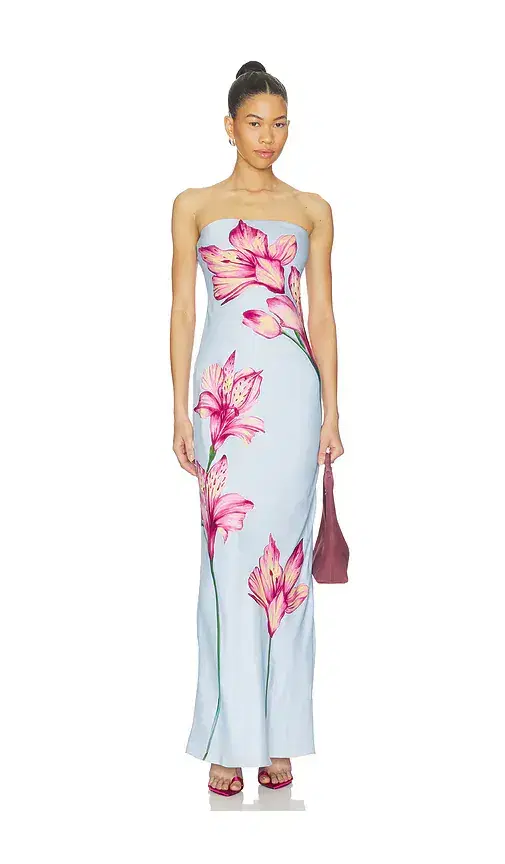 ROCOCO SAND Strapless Maxi Dress