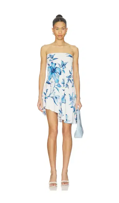ROCOCO SAND Asymmetric Bias Mini Dress | Thumbnail 1
