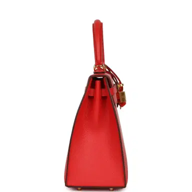 HERMÈS Hermes Kelly Sellier 25 Rouge de Couer Madame Gold Hardware | Thumbnail 3 HERMÈS Hermes Kelly Sellier 25 Rouge de Couer Madame Gold Hardware | Thumbnail 3