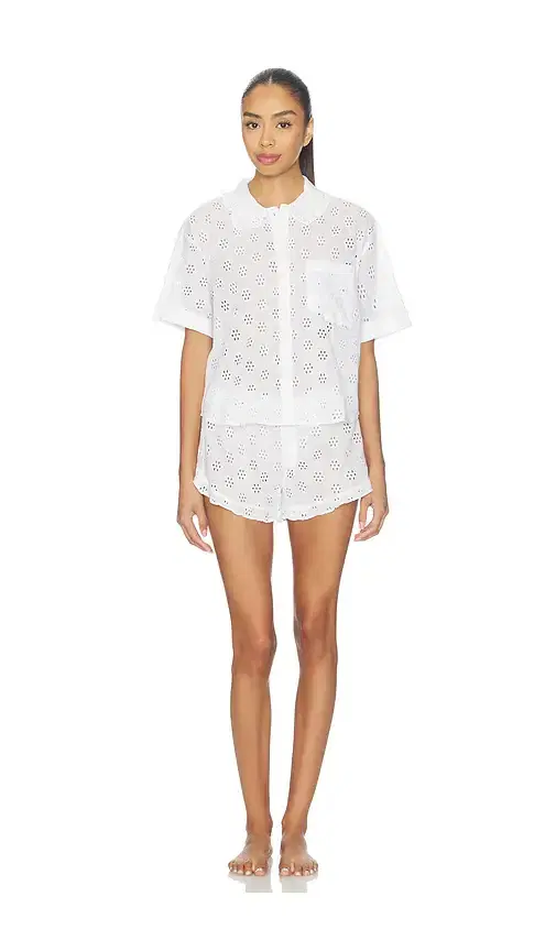 Polo Ralph Lauren Intimates Short Sleeve Short Pajama Set
