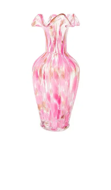 Noon & Moon Blush Petal Glass Vase Tall | Thumbnail 1 Noon & Moon Blush Petal Glass Vase Tall | Thumbnail 1