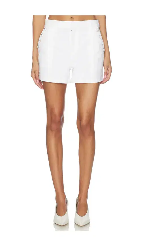 White Denim Susie Short