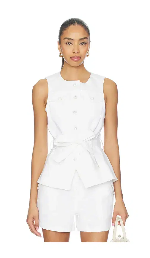 White Denim Reenee Vest