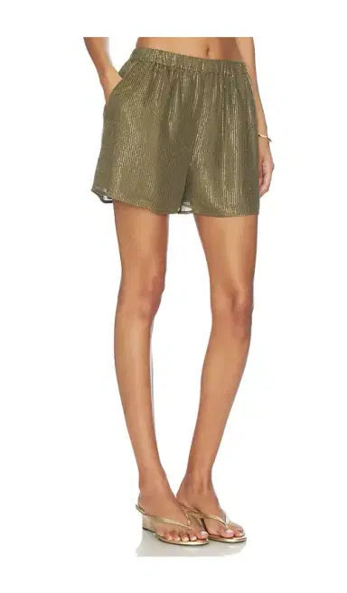 CAMI NYC Riviera Metallic Chiffon Short | Thumbnail 2