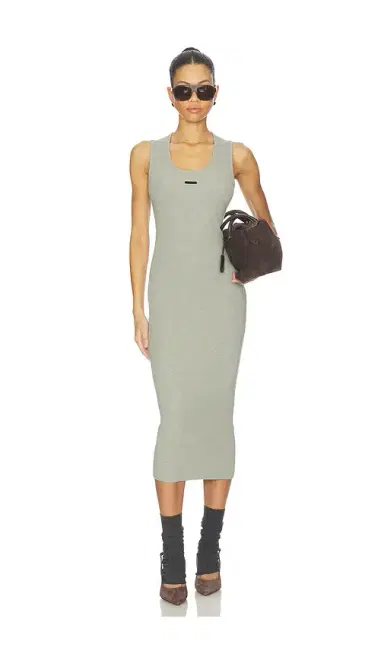 Fear of God ESSENTIALS Fitted Long Tank Dress | Thumbnail 1