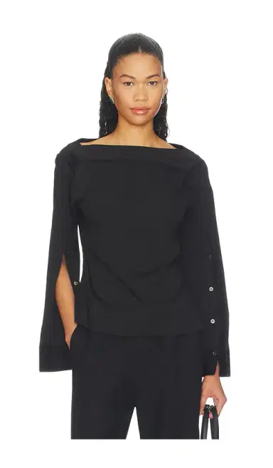 Theory Open Sleeve Boatneck Top | Thumbnail 1 Theory Open Sleeve Boatneck Top | Thumbnail 1