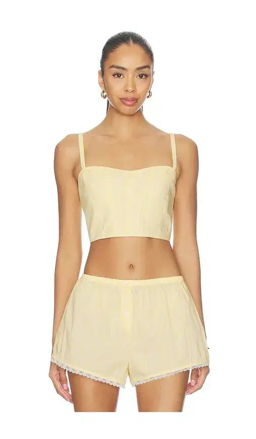 Good American Poplin Buster Cami Top