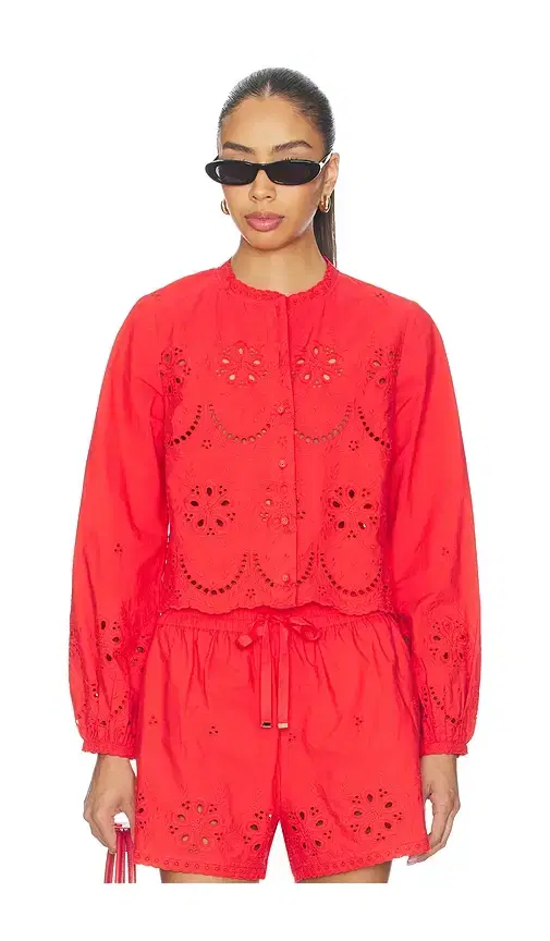 CAMI NYC Kalena Cotton Blouse