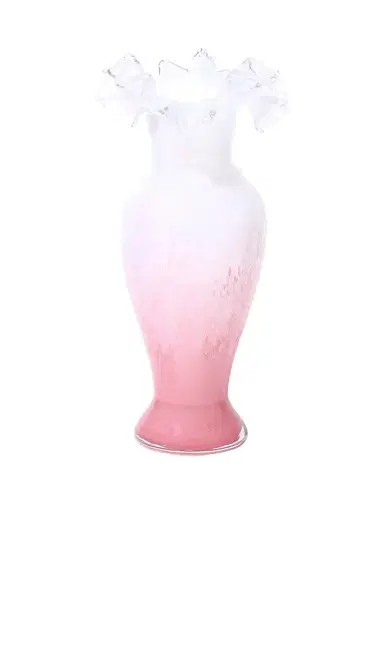 Noon & Moon Peony Frost Ruffled Vase | Thumbnail 1 Noon & Moon Peony Frost Ruffled Vase | Thumbnail 1