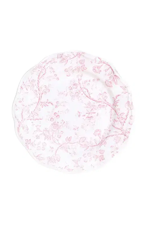 Noon & Moon Rosy Bloom Plate 7.5 Inch