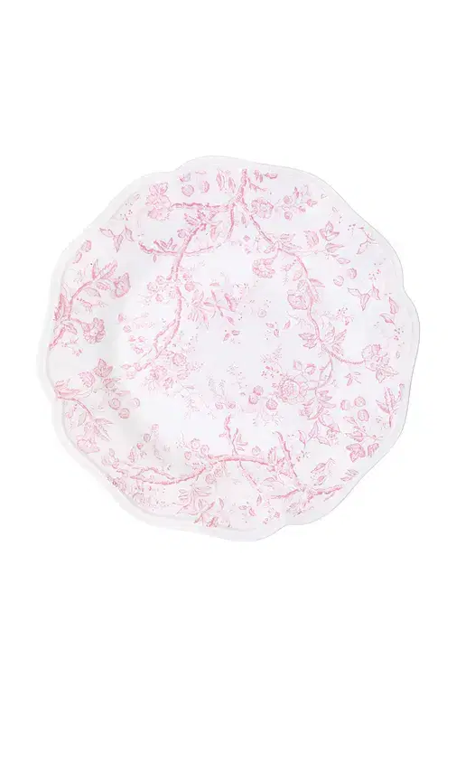 Noon & Moon Rosy Bloom Plate 10.5 Inch