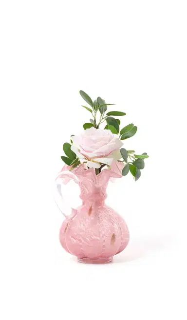 Noon & Moon Rosy Dawn Ruffled Vase Small | Thumbnail 2 Noon & Moon Rosy Dawn Ruffled Vase Small | Thumbnail 2