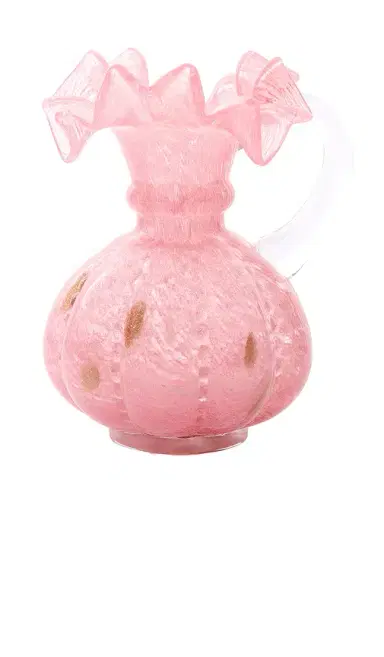 Noon & Moon Rosy Dawn Ruffled Vase Small | Thumbnail 1 Noon & Moon Rosy Dawn Ruffled Vase Small | Thumbnail 1