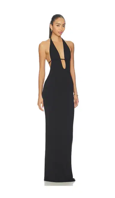 ÉTERNE Soft Jersey Gigi Maxi Dress | Thumbnail 2