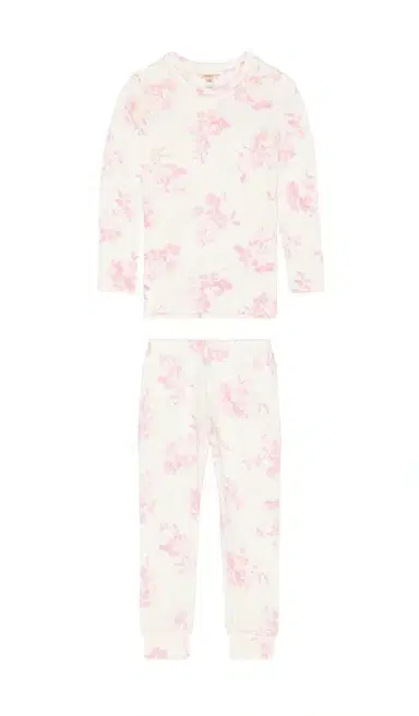 eberjey Kids Printed Long Pajama Set | Thumbnail 1