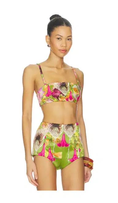 Muma World Beaded Floral Canopy Crop Top | Thumbnail 2 Muma World Beaded Floral Canopy Crop Top | Thumbnail 2