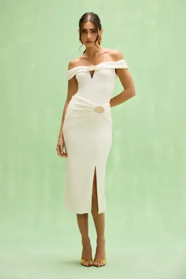 PatBo CORA KNIT OFF SHOULDER BODYSUIT | Thumbnail 2 PatBo CORA KNIT OFF SHOULDER BODYSUIT | Thumbnail 2