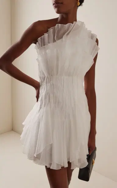Aje Nisha One-Shoulder Organza Mini Dress | Thumbnail 3
