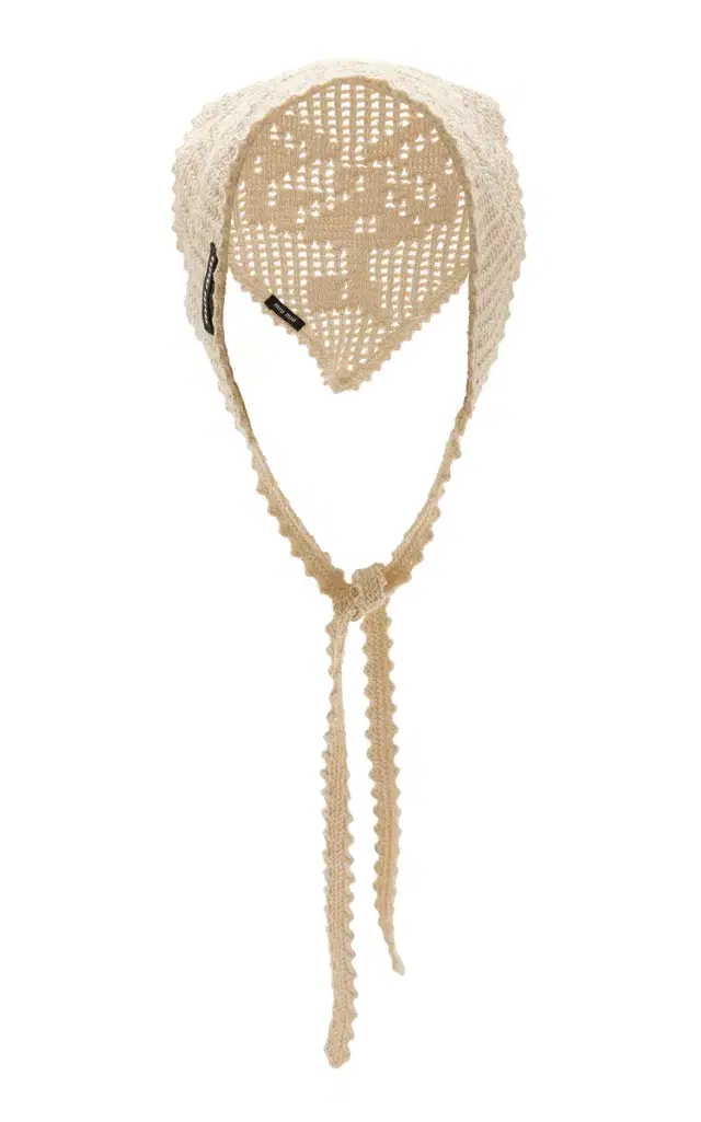 Crocheted Cotton Bandana