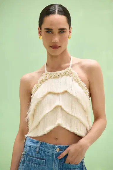 PatBo LILA FRINGE TOP | Thumbnail 1 PatBo LILA FRINGE TOP | Thumbnail 1