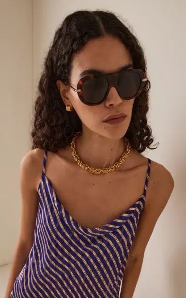 Loewe Aviator-Frame Acetate Sunglasses | Thumbnail 2 Loewe Aviator-Frame Acetate Sunglasses | Thumbnail 2