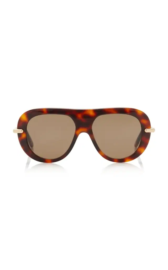 Loewe Aviator-Frame Acetate Sunglasses