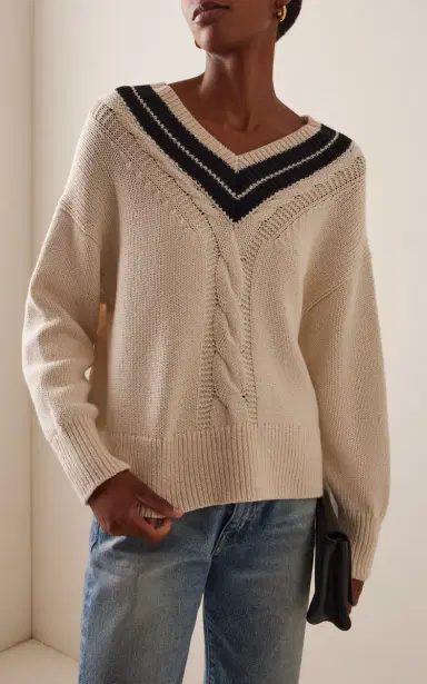 NILI LOTAN Suneel Cotton-Cashmere Sweater | Thumbnail 2