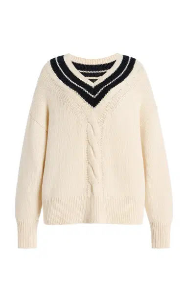 NILI LOTAN Suneel Cotton-Cashmere Sweater | Thumbnail 6