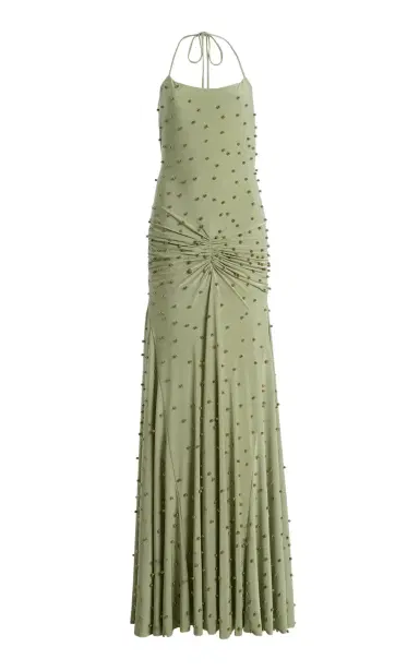 SIEDRÉS Nensi Embellished Jersey Maxi Dress | Thumbnail 2
