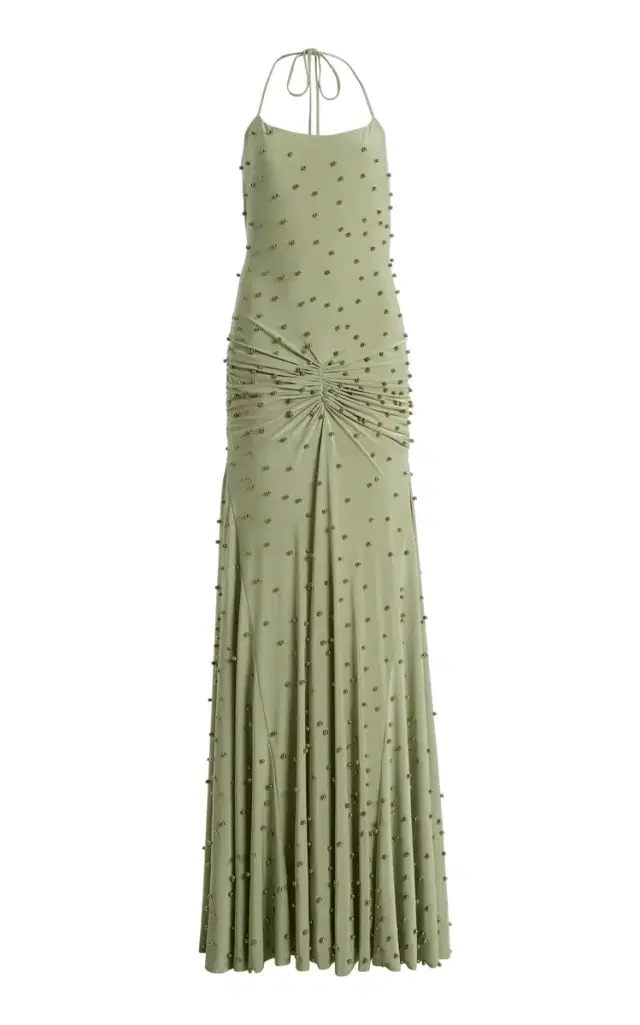 Nensi Embellished Jersey Maxi Dress