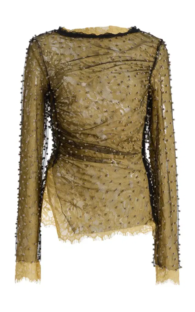 SIEDRÉS Faye Embellished Layered Top
