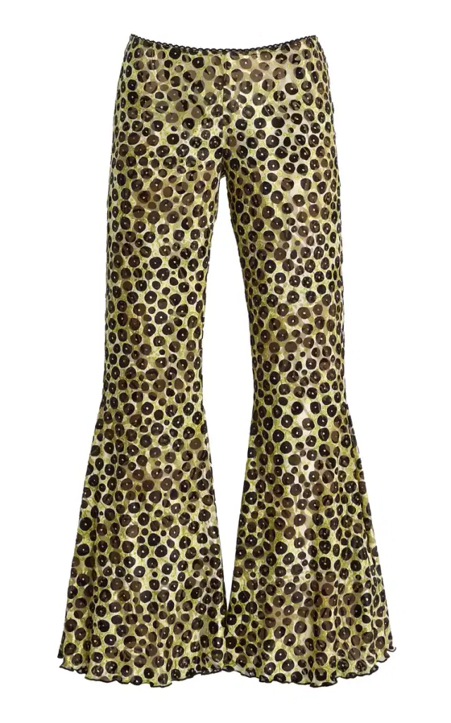 SIEDRÉS Jeslynn Cheetah Flared Pants