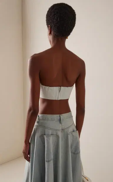 AGOLDE Gwynne Denim Tube Top | Thumbnail 4 AGOLDE Gwynne Denim Tube Top | Thumbnail 4