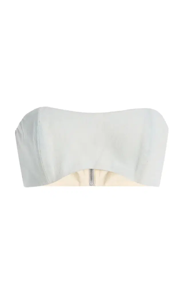 Agolde Gwynne Denim Tube Top