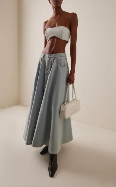 Agolde Otto Denim Maxi Skirt | Thumbnail 2 Agolde Otto Denim Maxi Skirt | Thumbnail 2