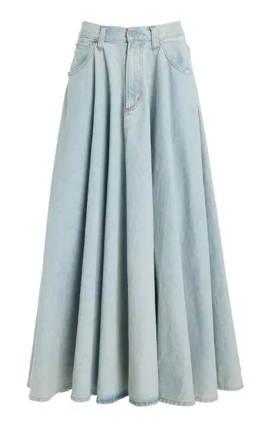 Agolde Otto Denim Maxi Skirt | Thumbnail 1 Agolde Otto Denim Maxi Skirt | Thumbnail 1
