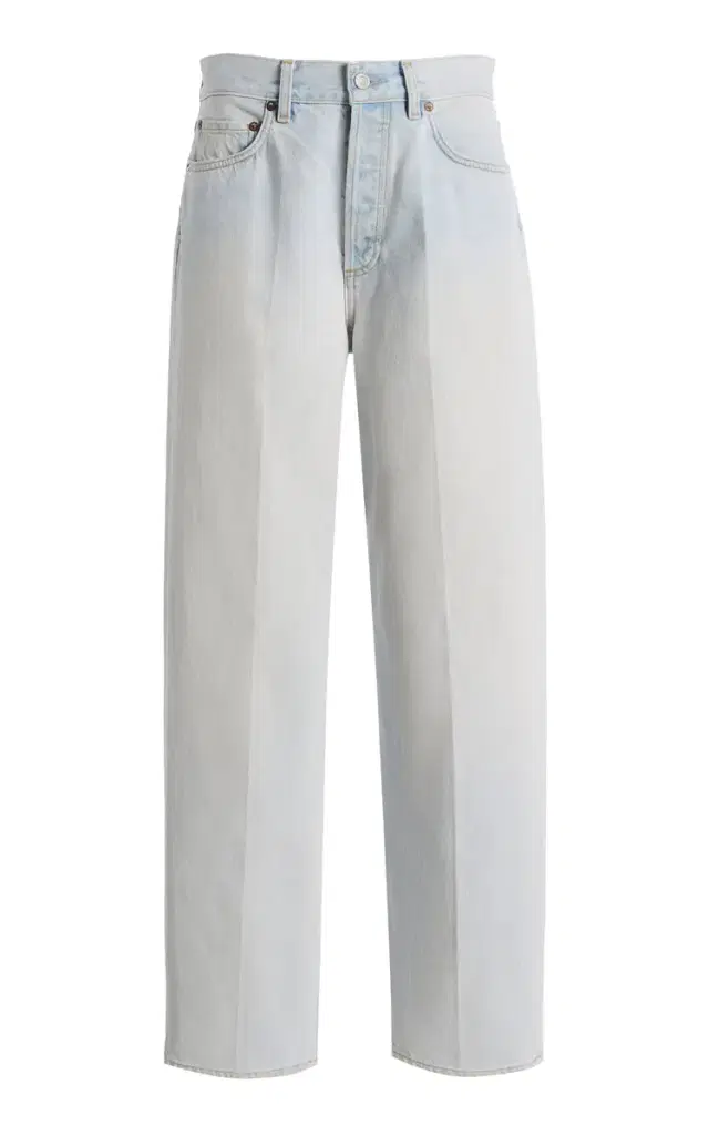 Nate Rigid Low-Rise Tapered Jeans