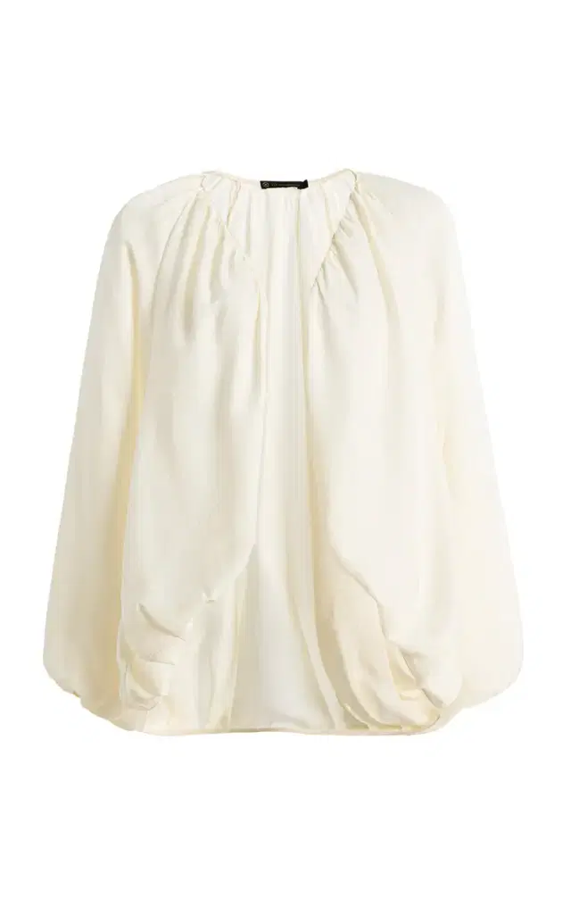 x RHW Rosie Crepe Cocoon Top