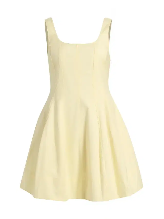 Women's Vea Cotton Minidress - Light Canary