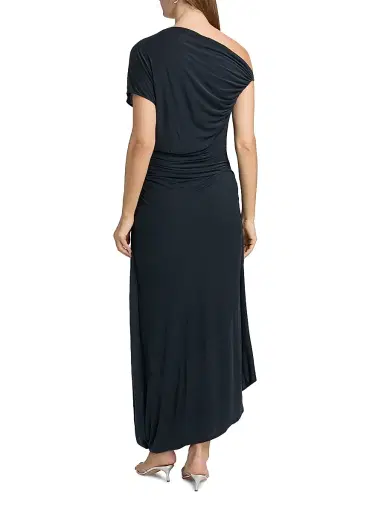 A.L.C. Women's Halle Jersey Asymmetric Off-Shoulder Maxi Dress - Night Blue - Size Large | Thumbnail 5 A.L.C. Women's Halle Jersey Asymmetric Off-Shoulder Maxi Dress - Night Blue - Size Large | Thumbnail 5
