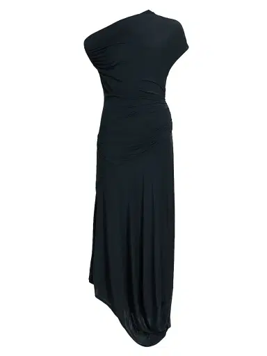 A.L.C. Women's Halle Jersey Asymmetric Off-Shoulder Maxi Dress - Night Blue - Size Large | Thumbnail 1 A.L.C. Women's Halle Jersey Asymmetric Off-Shoulder Maxi Dress - Night Blue - Size Large | Thumbnail 1