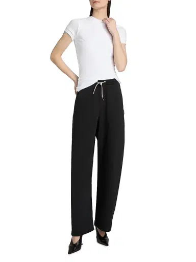 Alexander Wang Women's Layered Cotton T-Shirt - White - Size Large | Thumbnail 2 Alexander Wang Women's Layered Cotton T-Shirt - White - Size Large | Thumbnail 2