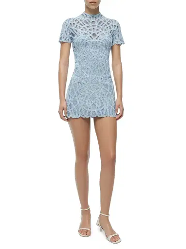 Simkhai Women's Desiree Cotton Macramé Minidress | Thumbnail 2 Simkhai Women's Desiree Cotton Macramé Minidress | Thumbnail 2