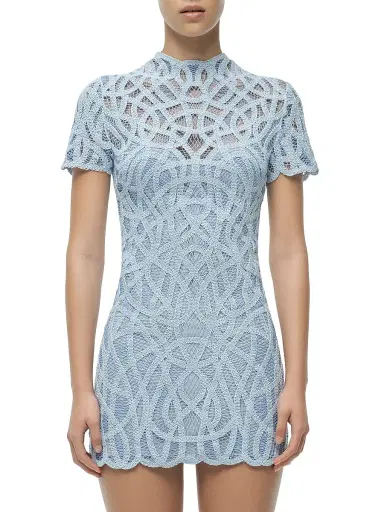 Simkhai Women's Desiree Cotton Macramé Minidress | Thumbnail 3 Simkhai Women's Desiree Cotton Macramé Minidress | Thumbnail 3