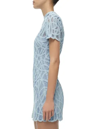 Simkhai Women's Desiree Cotton Macramé Minidress | Thumbnail 4 Simkhai Women's Desiree Cotton Macramé Minidress | Thumbnail 4