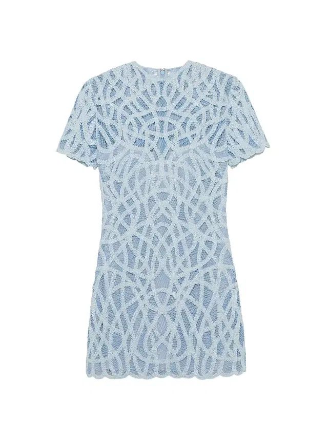 SIMKHAI Women's Desiree Cotton Macramé Minidress - Periwinkle Multi