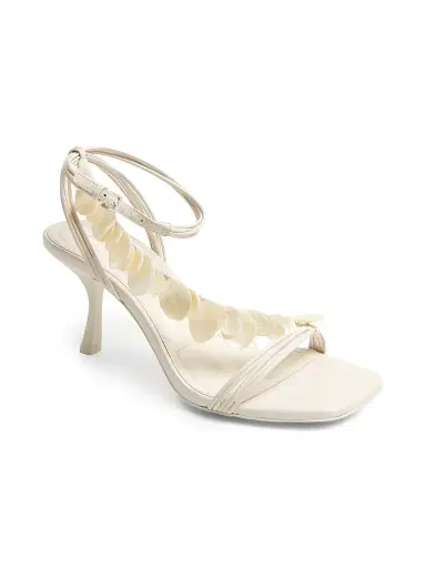 Simkhai Women's Elin Beaded Leather Sandals - Alabaster - Size 6 | Thumbnail 2